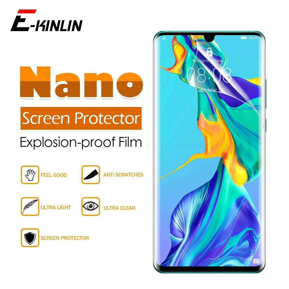 2 шт Мягкая анти Взрывная нано защитная пленка для HuaWei Mate 20 10 P40 P30 P20 Lite P Smart Plus Pro Z