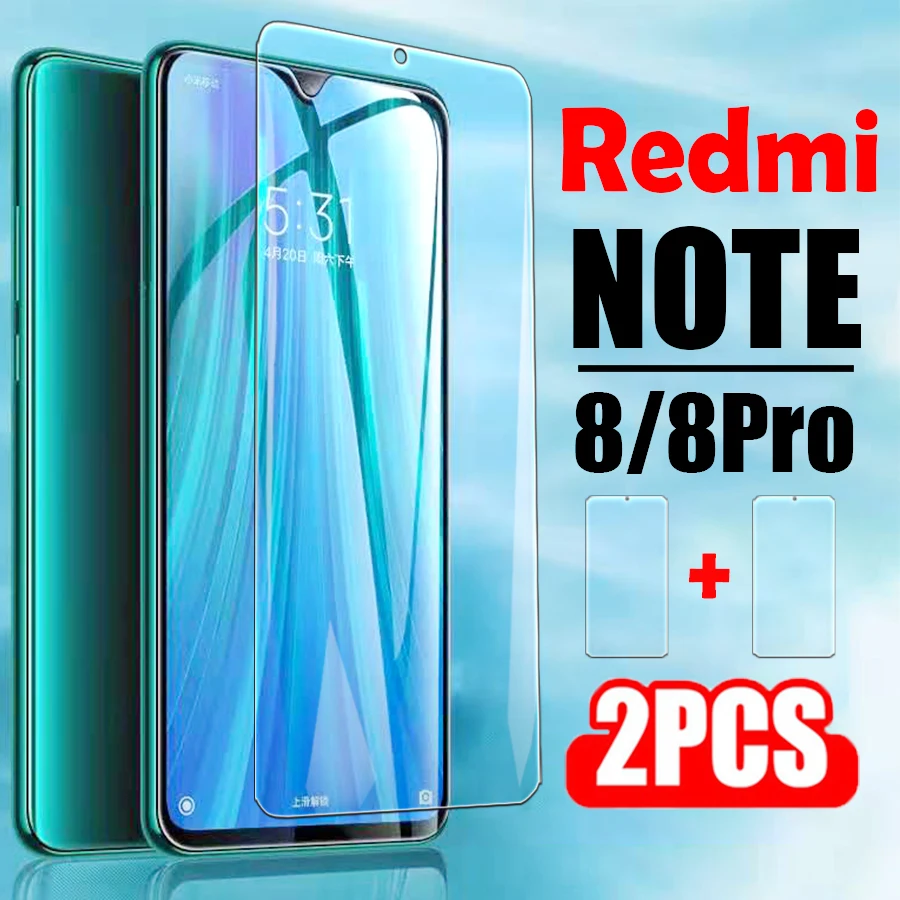 2 шт. закаленное стекло для Xiaomi Redmi note 8 Note8 Pro защита экрана Ksiomi Xiomi защитное 9h |