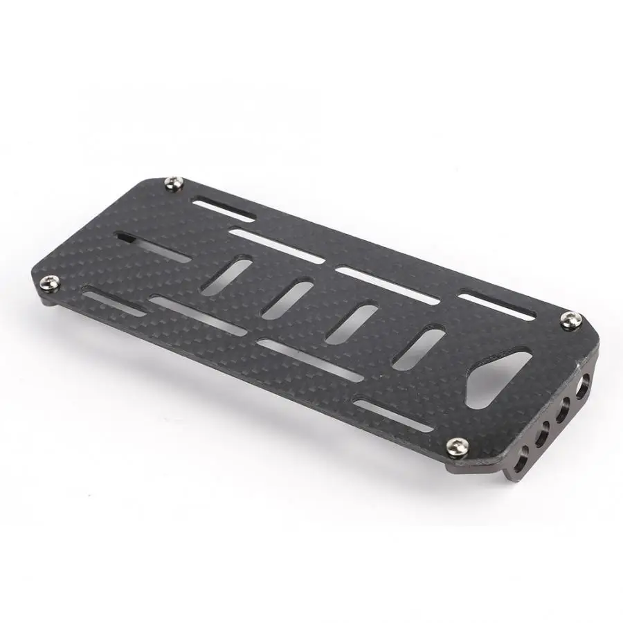 Монтажная пластина из углеродного волокна с тестером электричества для Axial SCX10 1/10