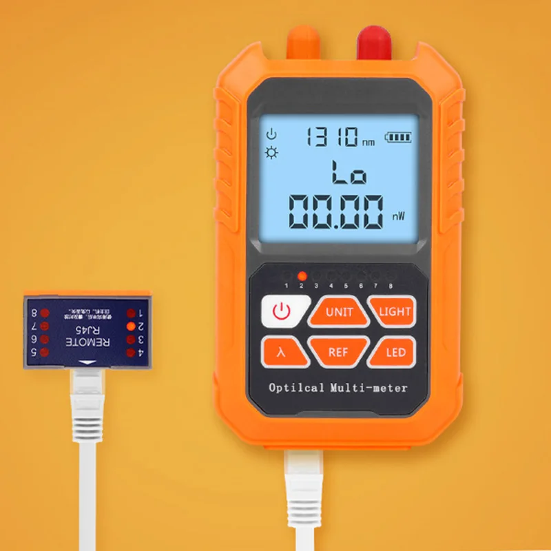 1Mw with 5Km Visual Fault Locator 3in1 Optical Power Meter Visual Fault Locator Network Cable Test Lighting Optical Fiber Tester