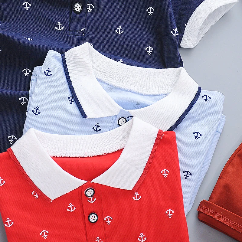 

Toddler Baby Boys Clothes Sets Summer Kids Cotton Casual T-shirt+short Pants 2pcs Tracksuits for Boys Children Outfits Clothing