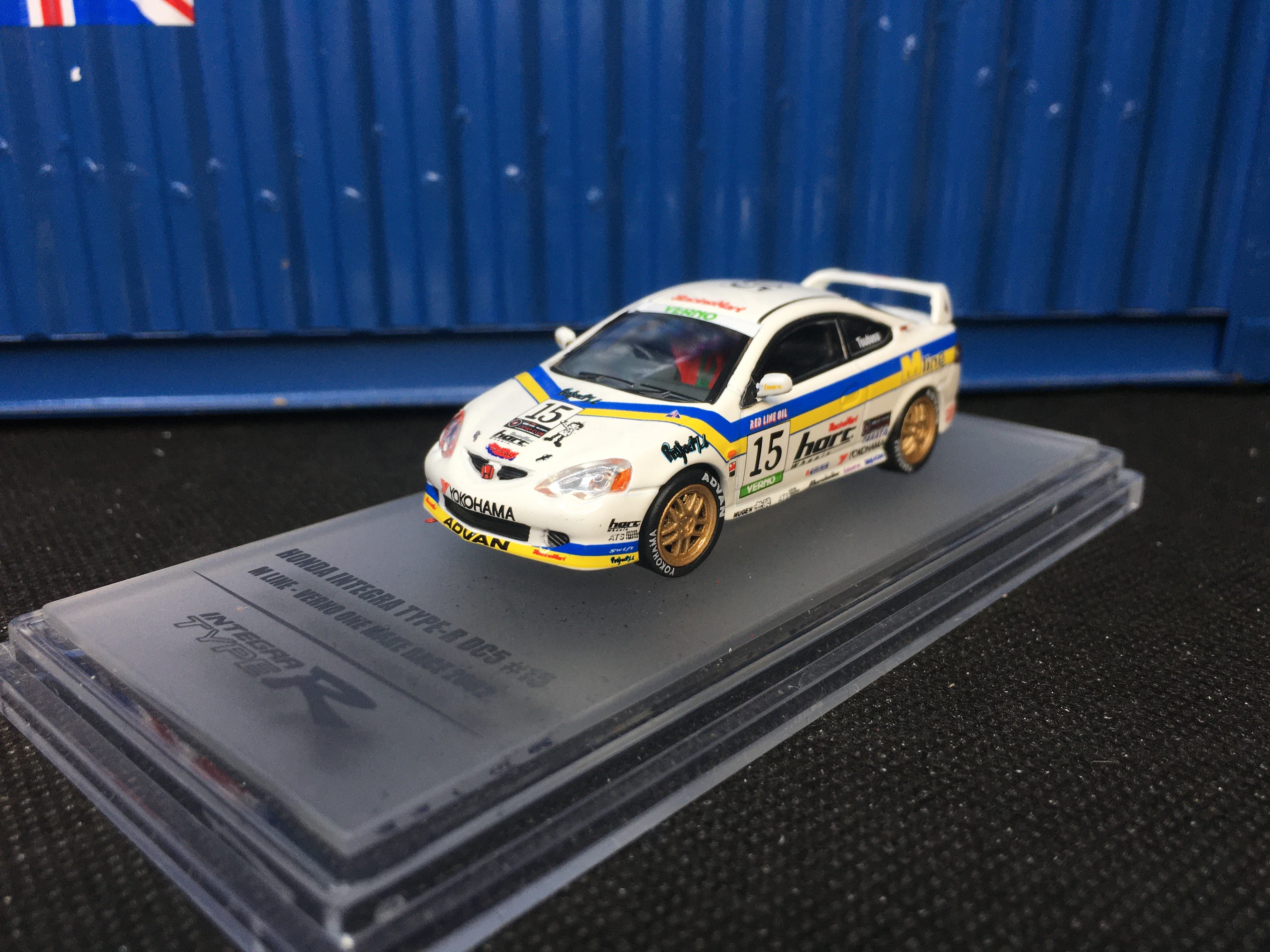 

INNO 1/64 Honda INTEGRA TYPE-R DC5 #15 M-LINE JAPAN ONE MAKE RACE 2002 DieCast Model Car Collection Limited