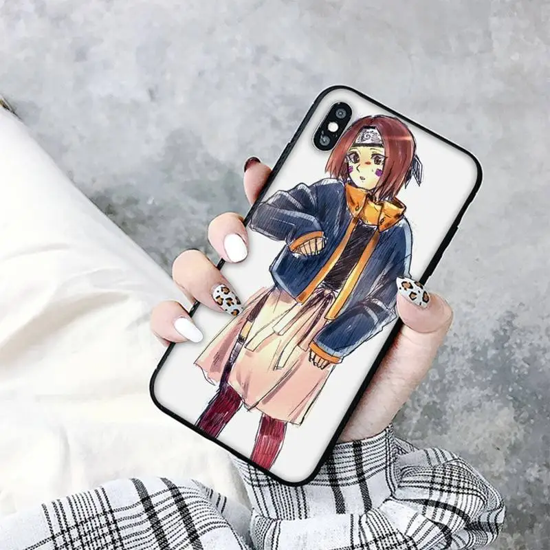 

TOPLBPCS Obito and Rin Naruto anime Phone Case for iPhone 8 7 6 6S Plus X 5S SE 2020 XR 11 12mini pro XS MAX