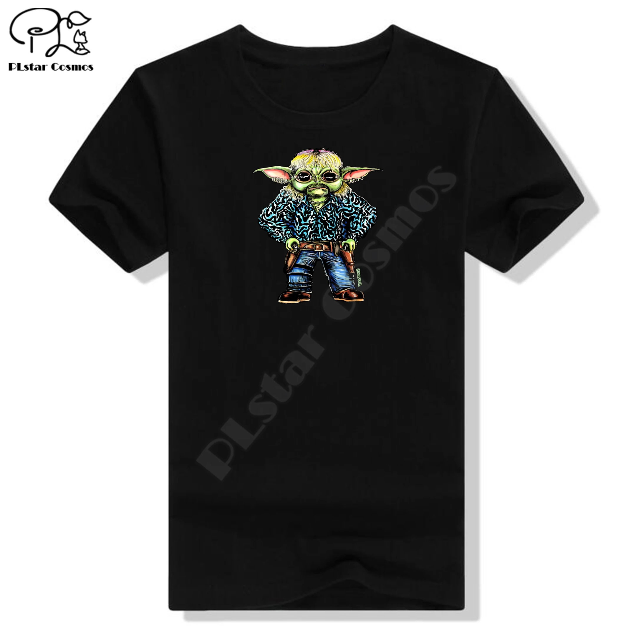 

T Shirt Fashion Brand summer funny 90's Cartoon printed t-shirt men for women shirts Hip hop tops black cotton tees style-2