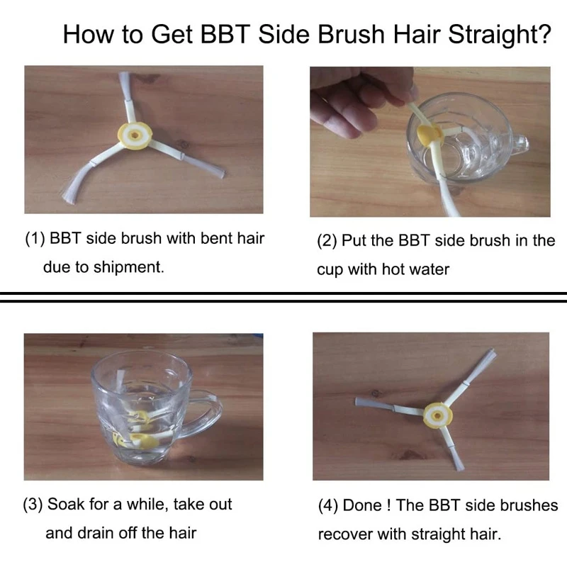 

Replacement Parts Fit for Eufy Robovac 11+ 11 Plus Vacuum Cleaner Accessories Filters and Side Brushes