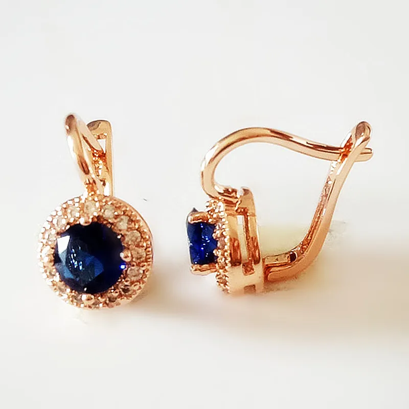 Роскошные комплекты ювелирных изделий из розового золота Цвет комплект Новая