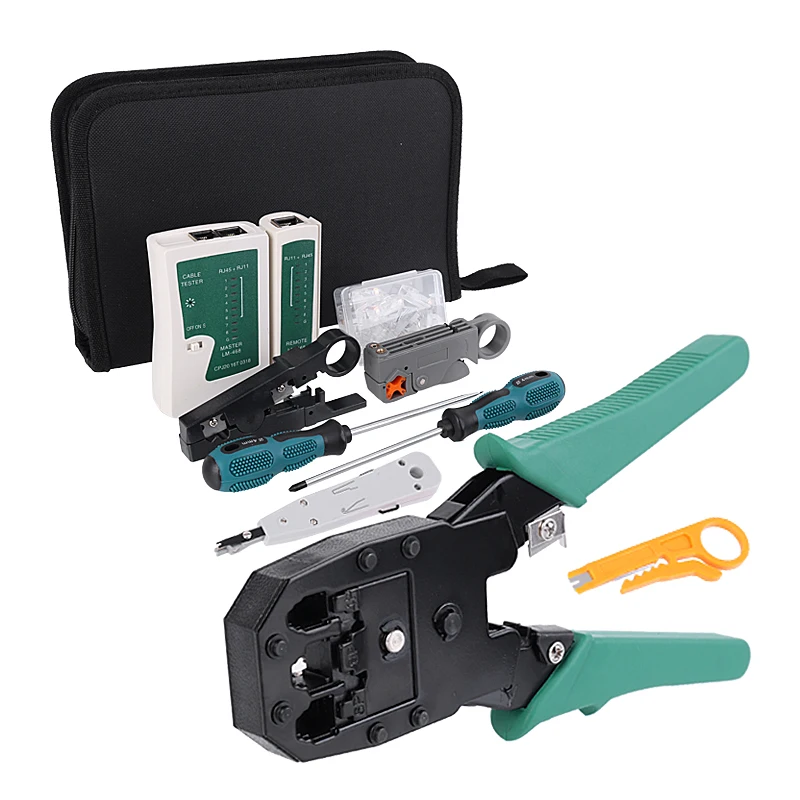 Обжимные клещи для сетевых кабелей портативный набор инструментов ремонта сети