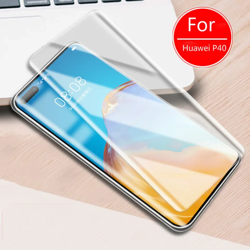 

UV Full Glue Tempered Glass for Huawei P40 Pro Plus Screen Protector for Huawei P30 Nova 7 8 Pro Curved Full Cover UV Glass