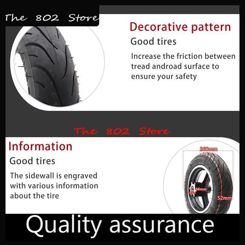 

10x2.25 10 inch CST Tyre with aluminum alloy hub Inflation Tire for Electric Scooter Electric Bicycle mini bike Accessories