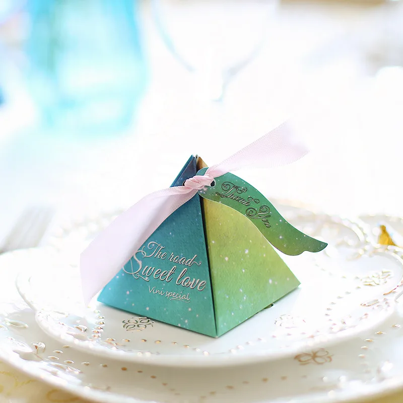 Бумажная коробка со свадебными сувенирами подарочные коробки для сладостей
