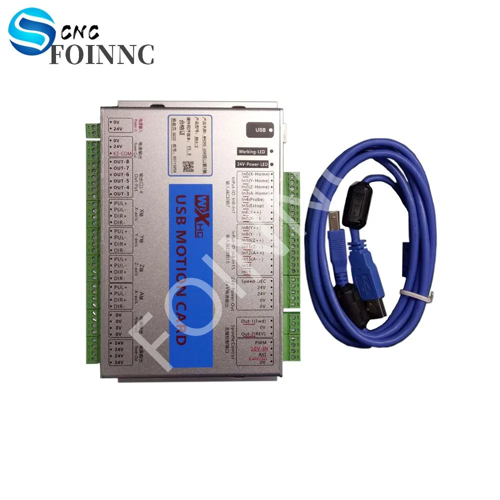 Коммутационная плата XHC Ethernet Mach3 3 4 6 осей USB карта управления движением поддержка 2