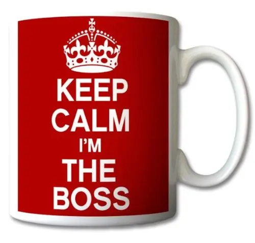 Keep Calm and Carry on I'm The BOSS Cup Gift|Кружки| |