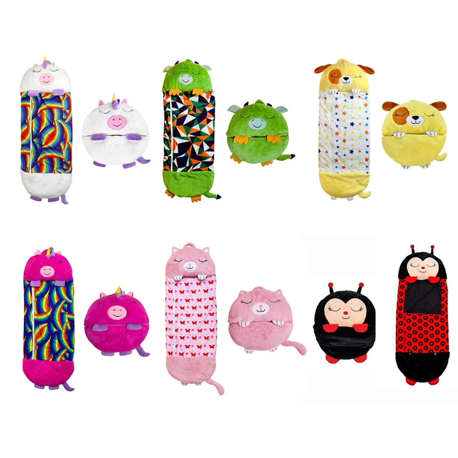 

Children Sleeping Bag Cartoon Animal Kid Blanket Baby Nap Mattress Quilt Pajamas Gift Boy Cartoon Pillow Stuffed Animal Doll