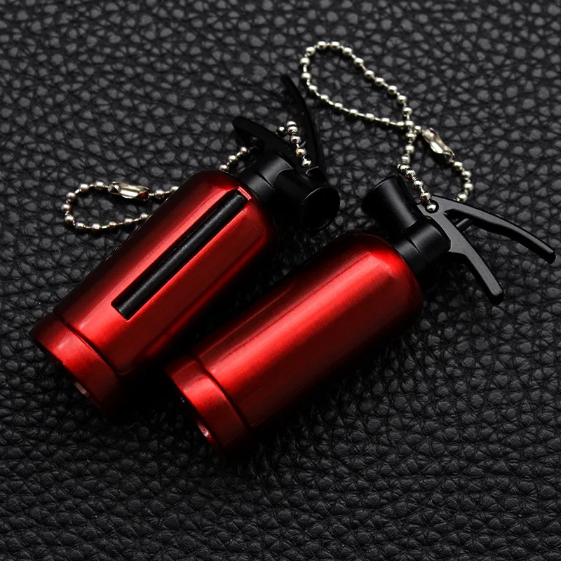 Перманентная Оригинальная зажигалка в форме огнетушителя металлическая