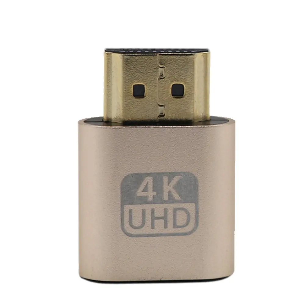 

Адаптер Виртуального дисплея VGA, 1 шт., совместимый с HDMI, DDC EDID, муляж штекера эмулятор отображения, пластина блокировки видеокарты, x P