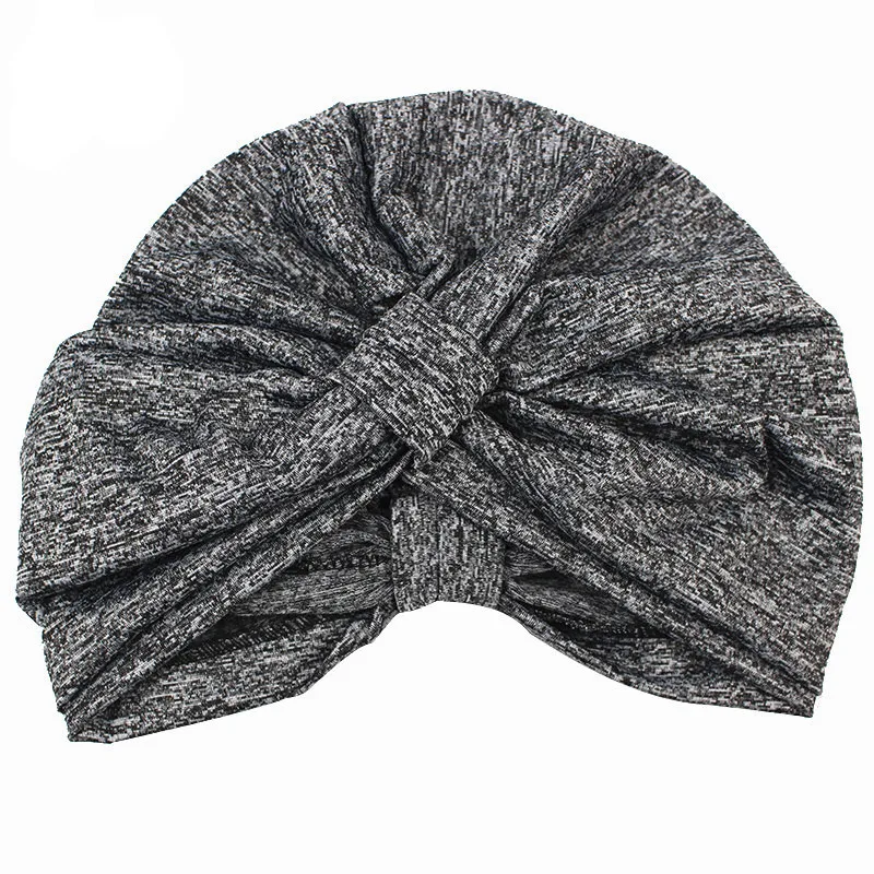 Модная женская шапка из спандекса суперэластичная бандана для головы в спортивном стиле аксессуары для волос мусульманский тюрбан