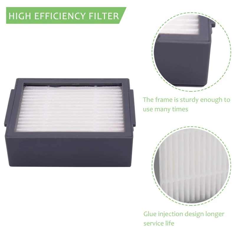 Replacement Parts Kit Vacuum Cleaner Replenishment Brush Filter Accessory for Irobot Roomba I7 + Plus E5 E6 E7 Series | Бытовая техника