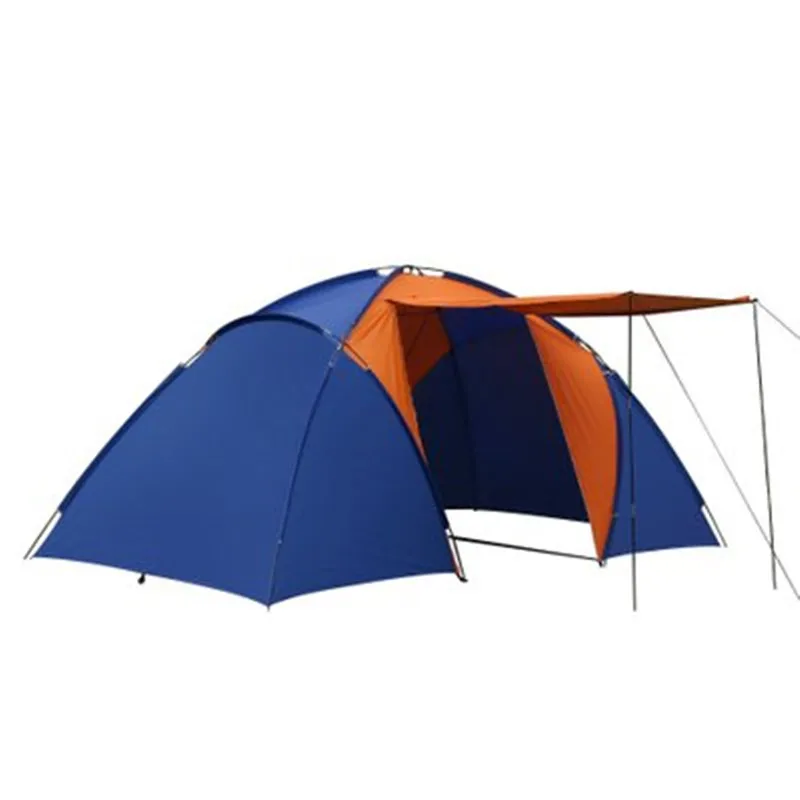 

Oxford Cloth Two-Room Waterproof Tent Outdoor Camping 3-4 People Mountaineering Beach Tents Easy To Build And Carry