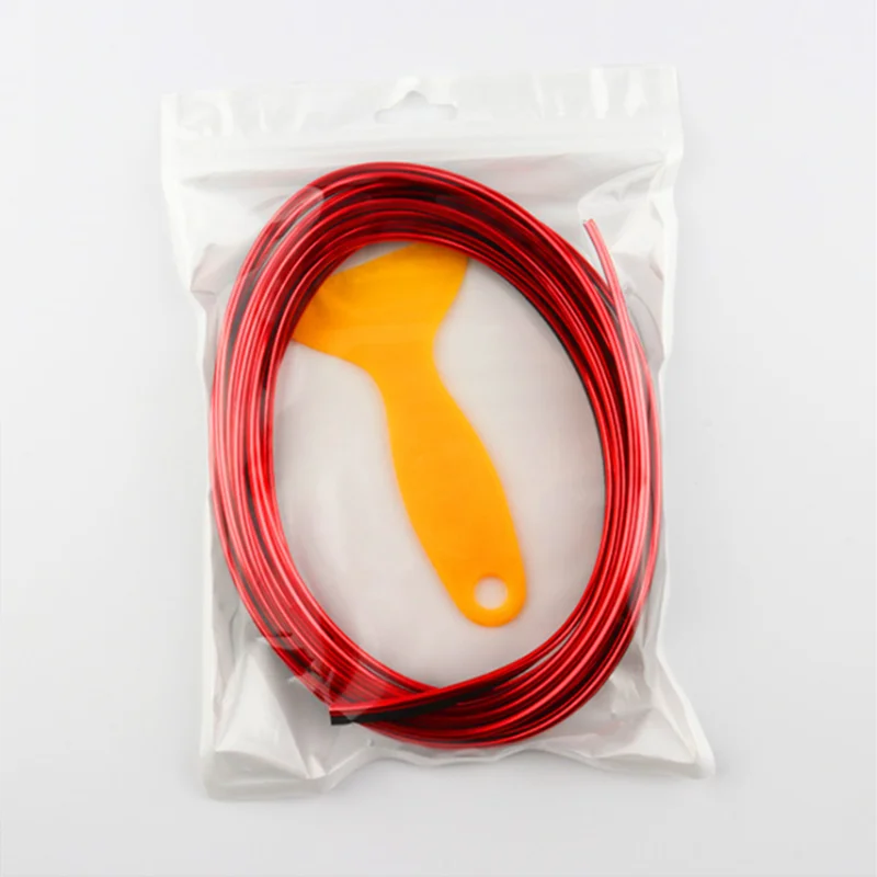 5M Interior Exterior Decoration Strips Car Styling Moulding Trim Dashboard Door Edge For Universal Cars Auto Accessories