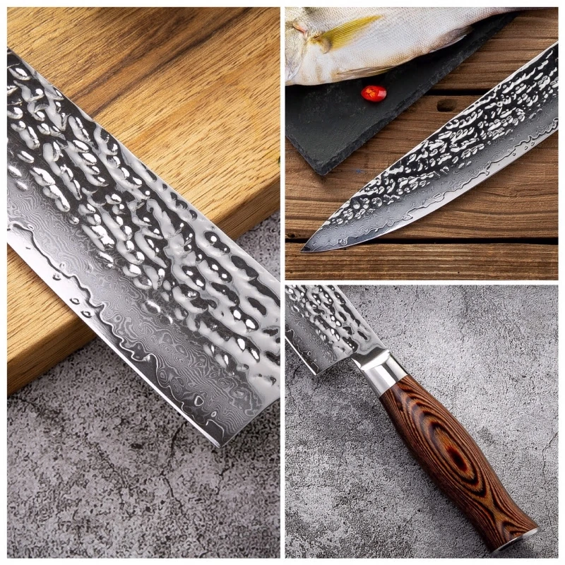 Нож шеф-повара GRANDSHARP VG10 7 5 дюйма японские кухонные ножи из нержавеющей стали