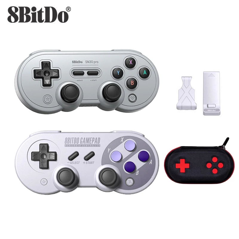 Controlador de Jogo sem Fio Bluetooth para Nintendo Switch Android Macos Vapor Windows pc Joystick 8bitdo Sn30 Pro