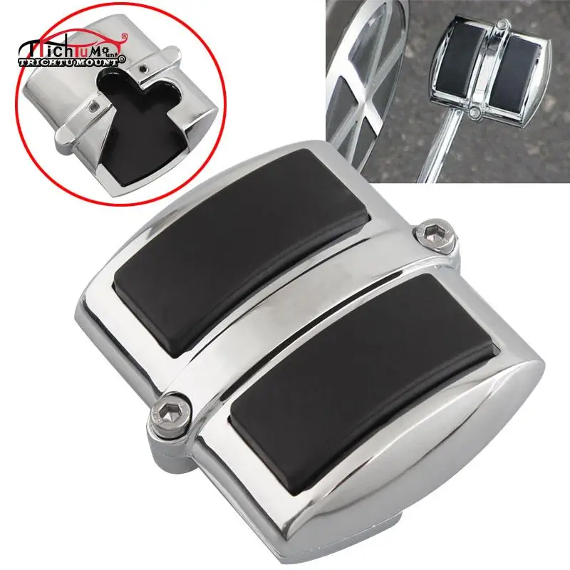 Хромированная Крышка для тормозной колодки Honda Shadow 600 750 1100-1996 алюминиевая крышка