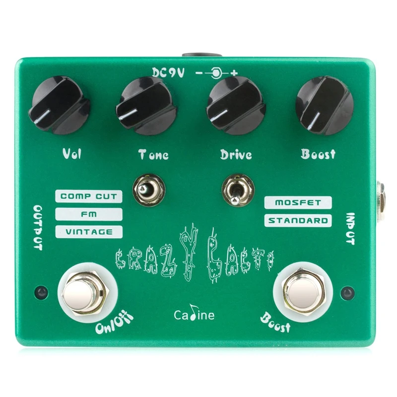 Caline CP-20 Crazy Cacti Overdrive Guitar Effect Pedal True Bypass Effects Accessories | Спорт и развлечения