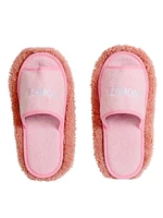 household cleaning gadget floor cleaning lazy shoe cover mop slippers sets chenille booties removable and washable mop cloth
