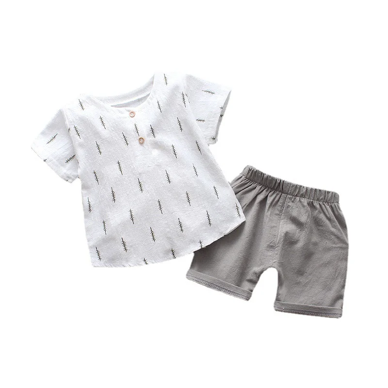 

New Summer Baby Girls Trendy Clothes Suit Children Boys Cotton T-Shirt Shorts 2Pcs/Sets Toddler Casual Costume Kids Sportswear