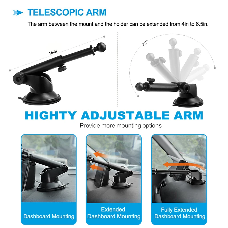 xmxczkj clip telescopic car phone holder suction cup car windshield dashboard mobile phone holder for iphone 11 xiaomi 9 samsung free global shipping