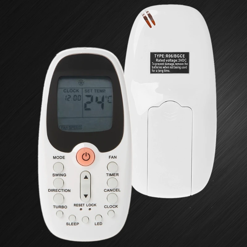 Пульт дистанционного управления для кондиционера подходит Midea Komeco Tornado Comfee R06 / BGCE