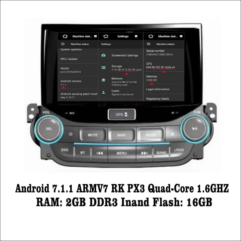 Liislee Android 7 1 2G RAM для Chevrolet Holden Malibu автомобильное радио Аудио Видео Мультимедиа DVD