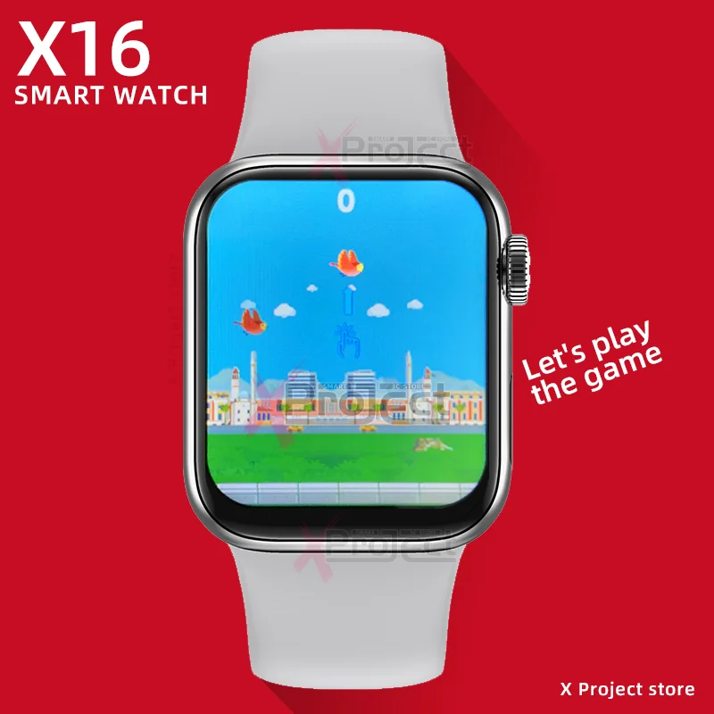 

Смарт-часы 2021 X16, Bluetooth, пульсометр, 1,75 дюйма, для Android и IOS