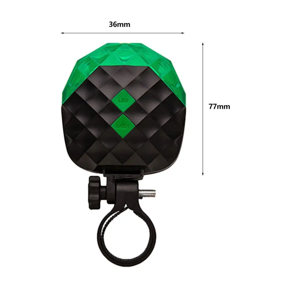 

Bicycle Accessories USB Rechargeable 5 LEDs Tail Light Bicycle Warning Lights