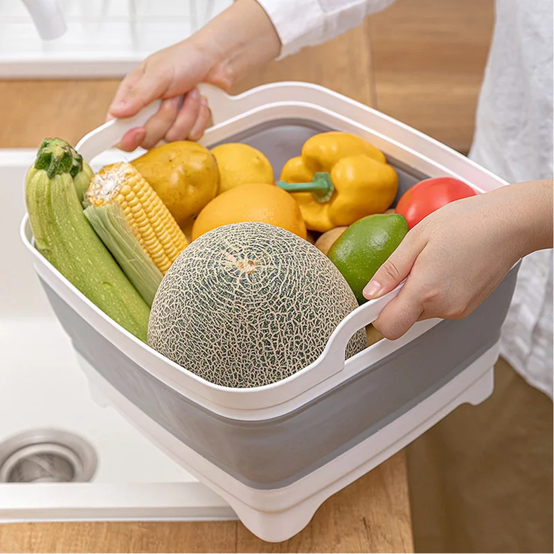 Новое складное блюдо пластиковый держатель для дома складная кухонная Стоковая