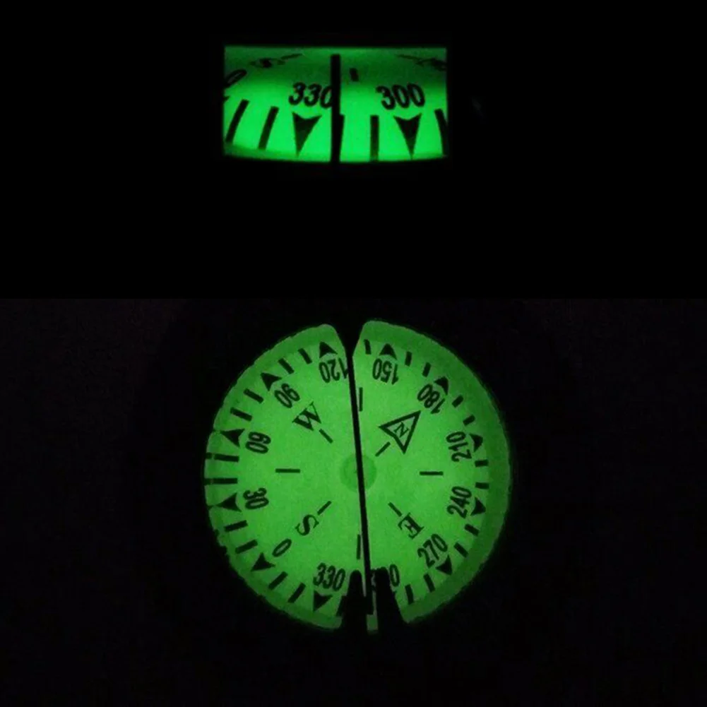 Компас для дайвинга с аквалангом 50 м водонепроницаемый флуоресцентным