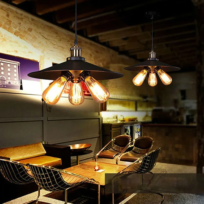 Настенный светильник в стиле ретро железная металлическая подвессветильник