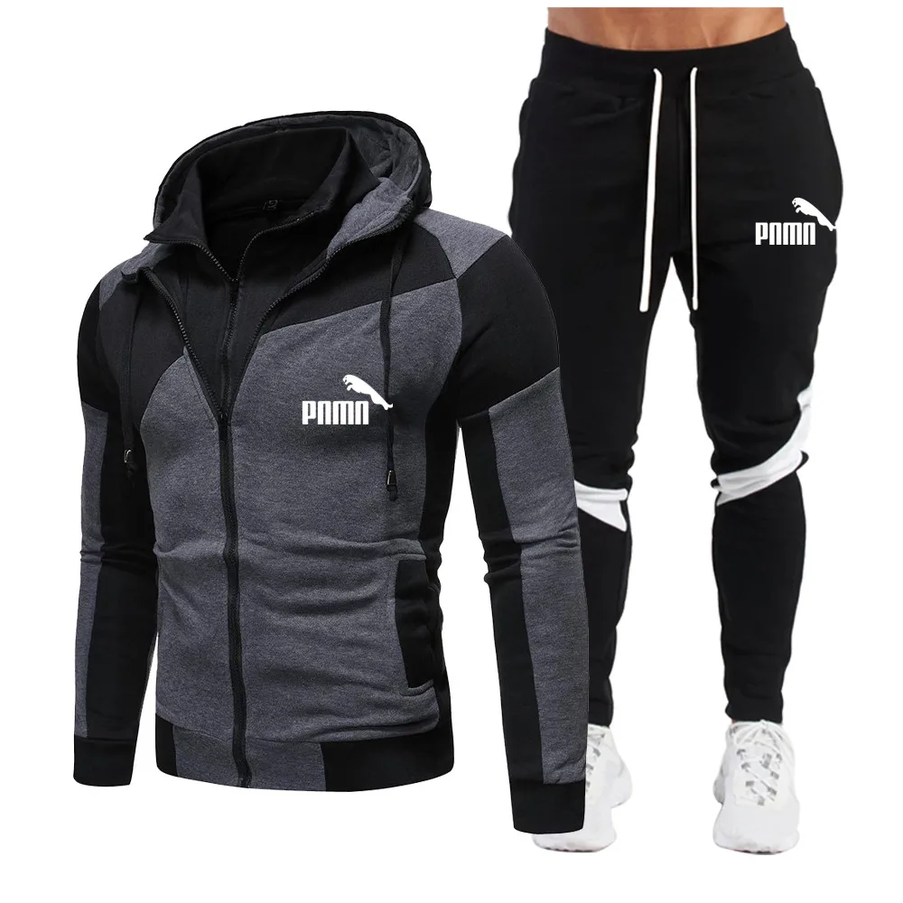 

Men's Autumn and Winter Suit Brand Sportswear Sportswear 2-Piece Suit Men's Clothing Hoodie + Pants Suit Men's Streetwear Jacket