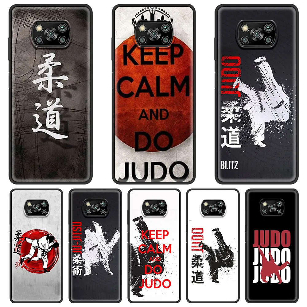 

Japan Judo Case for Xiaomi Mi 11 Ultra 11i Note 10 10S 9 t CC9 CC9E 8 A2 Lite Poco X3 NFC M3 F3 F1 Phone Cover Coque Shell Capa