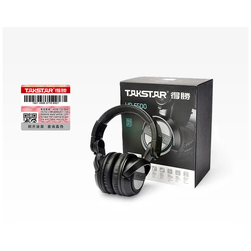 Наушники TAKSTAR HD 6500 с динамическим стереомонитором совместимые iPhone iPad и iPod для
