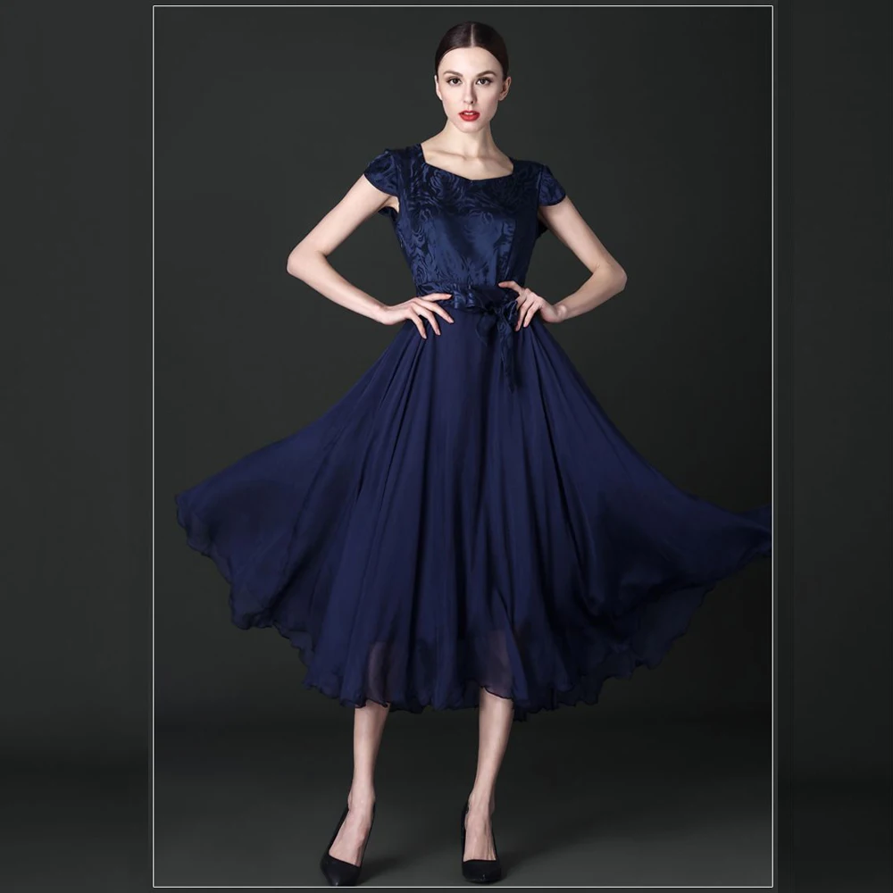 Размеры Летнее Платье 4xl 2019! Модное платье с О образным вырезом короткими