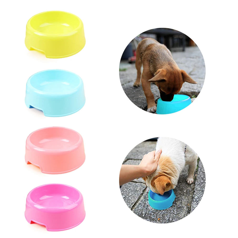 Пластиковые миски для еды домашних животных хранения воды собак