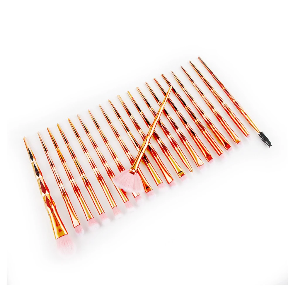 20 шт. набор кистей для макияжа градиент Цвет пудра Румяна растушевки тени глаз