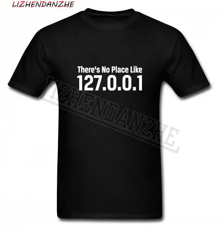 Забавная футболка с IP-адресом мужская летняя хлопковая коротким рукавом как у