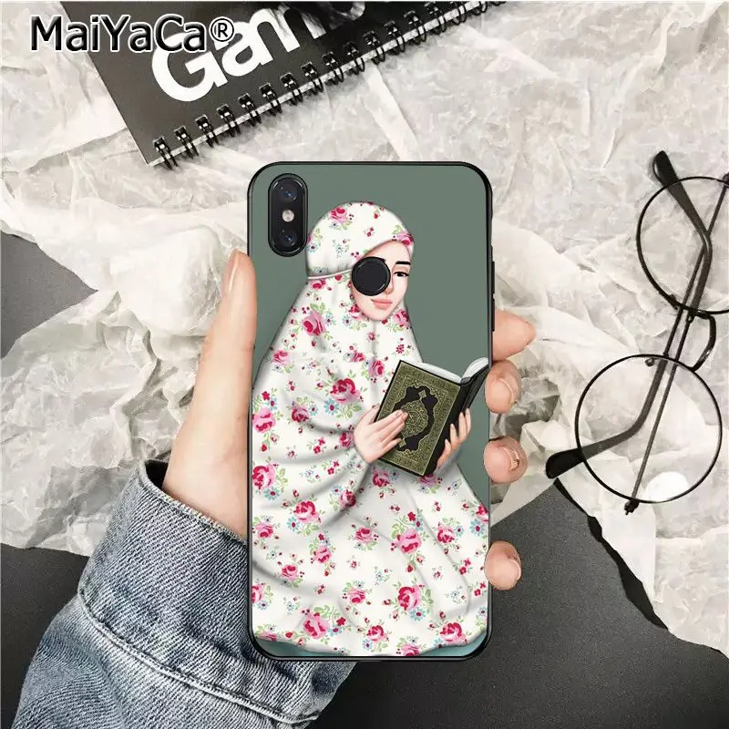MaiYaCa исламский мусульманский Hijabi Женский мягкий чехол из ТПУ для телефона xiaomi mi 6 8