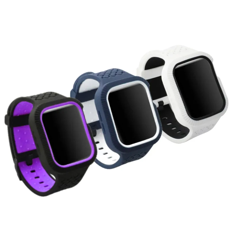 Плетеный чехол+ ремешок для apple watch band pulseira apple watch 5 4 band 44 мм/40 мм iwatch band series 5 4 correa браслет ремень