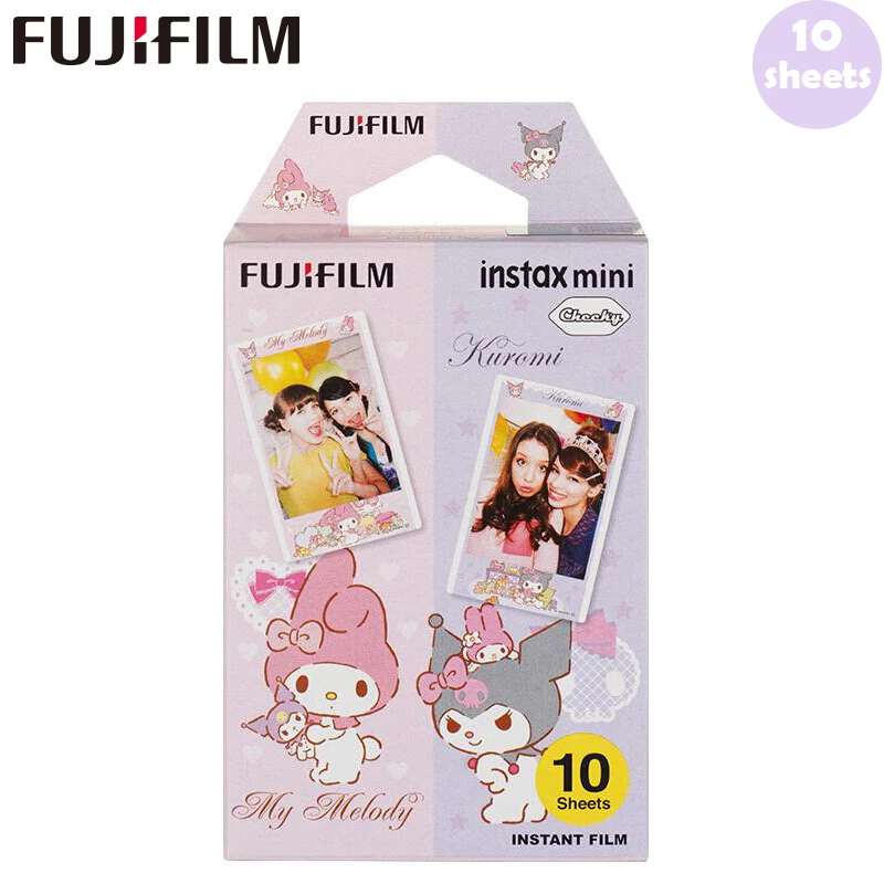 My melody Fujifilm 10 листов Микки Алиса Винни Мультфильм мгновенная фотобумага пленка для Fuji Instax Mini 8 9 70 7s 50s 50i 90 25 Share SP-1 - Цвет: My melody