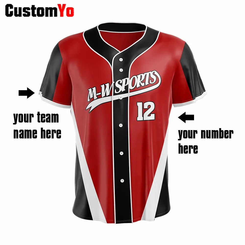 100% полиэстер дышащая сублимированная бейсбольная Джерси собственный новый