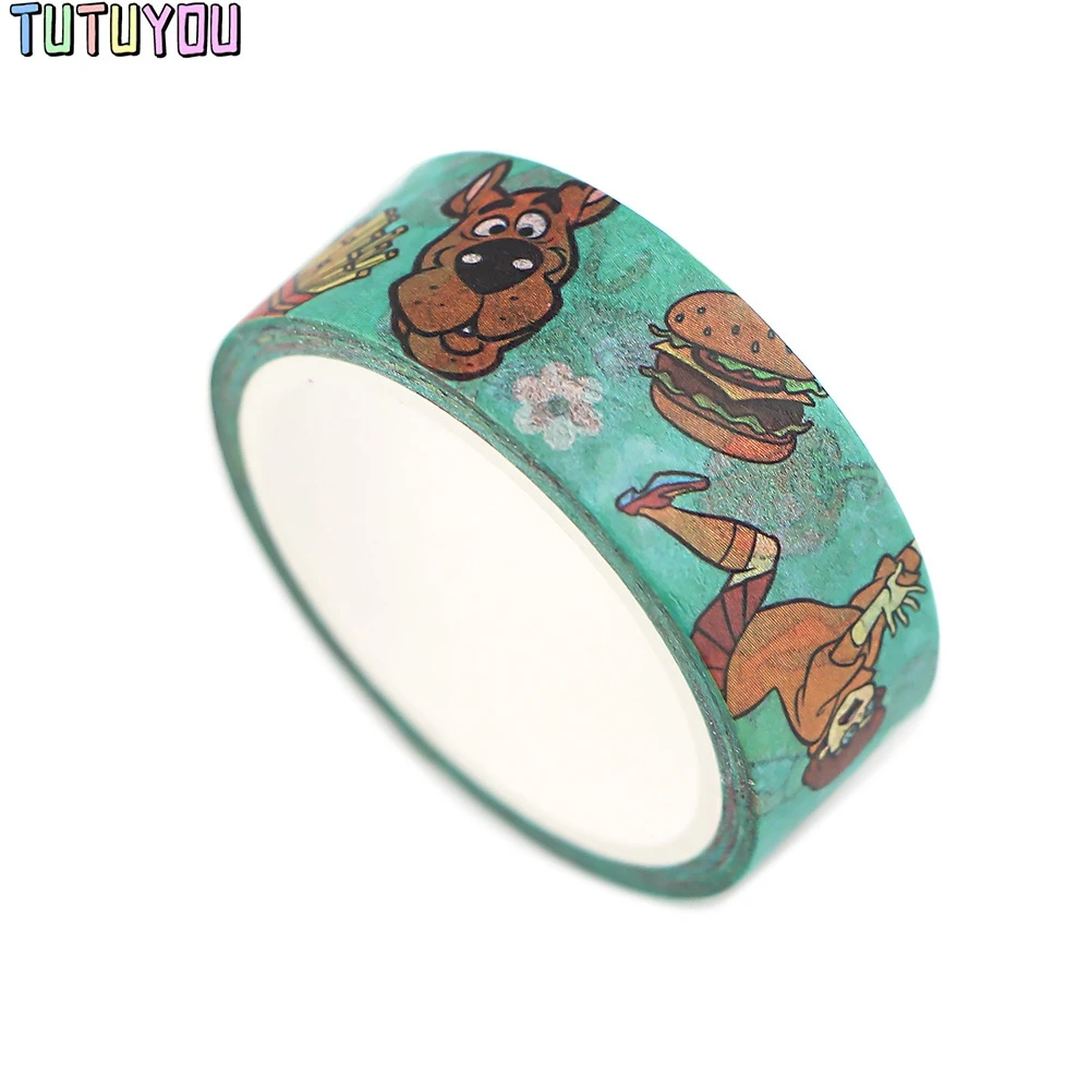 PC1854 Funny Dog Cute Cartoon Washi Tapes DIY Painting paper Tape Decorative Adhesive Scrapbooking Stickers | Канцтовары для офиса