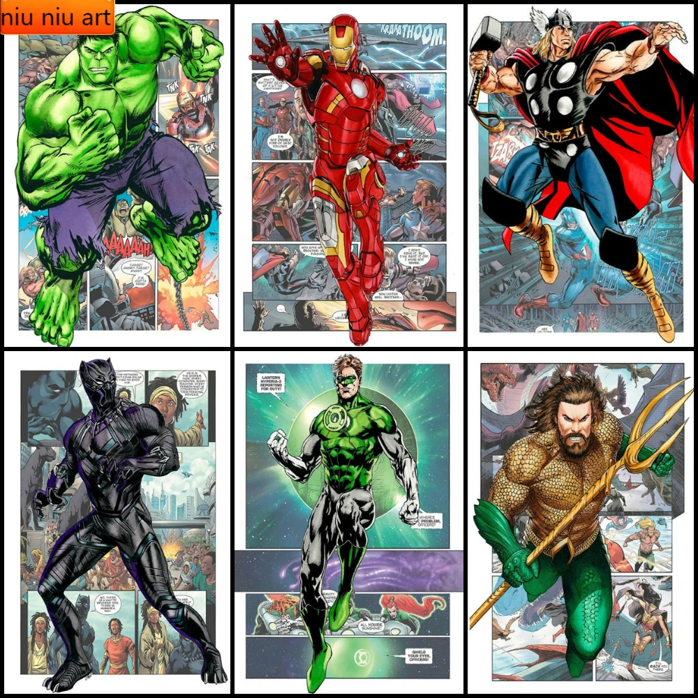 

Superhero Spiderman DIY Diamond Painting Diamond Mosaic Cross Stitch Kits Full Diamond Embroidery Room Decoration christmas